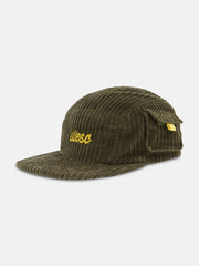 CORDUROY PANEL BLOCK CAMPER HAT