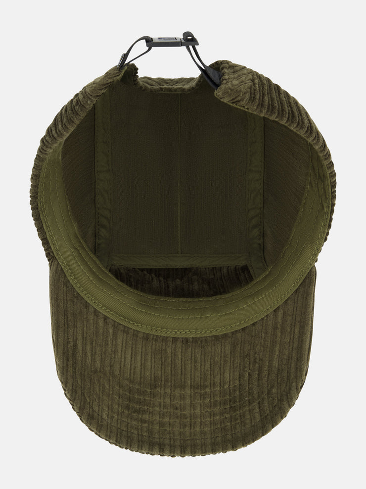 CORDUROY PANEL BLOCK CAMPER HAT