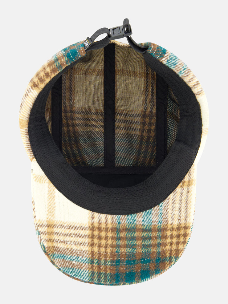 5 PANEL LARGE PLAID CAMPER HAT